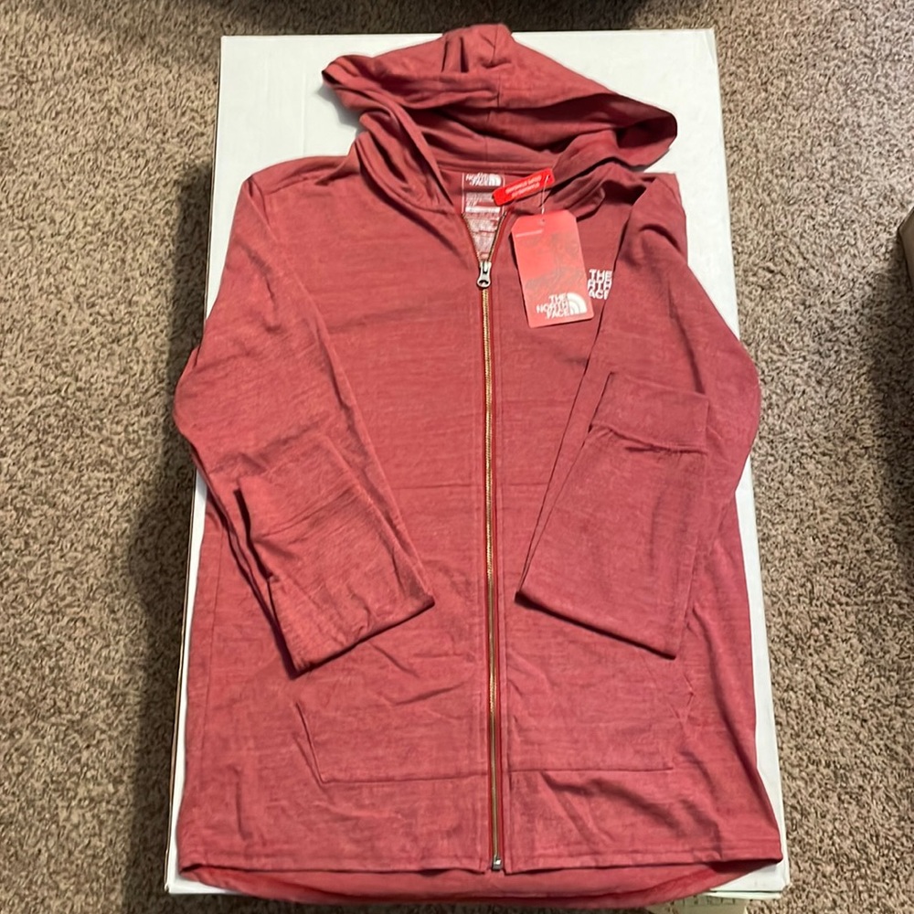 The North Face Men’s Size Small Zip Up Red Henley